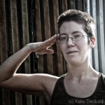 Military themed portrait