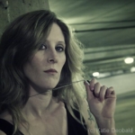 Urban portrait in underground garage