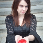 Gothic shoot outside the Thorvaldson building