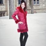 Fashion portrait at the university